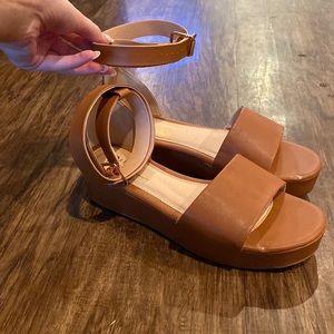 Brown Platform Sandals
